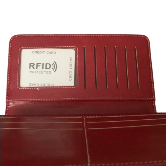 NEW Charm Infinite RFID Faux Leather Wallet - Picture 10 of 12